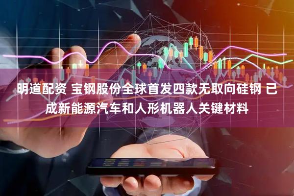 明道配资 宝钢股份全球首发四款无取向硅钢 已成新能源汽车和人形机器人关键材料