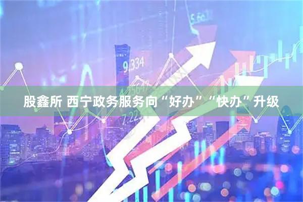 股鑫所 西宁政务服务向“好办”“快办”升级