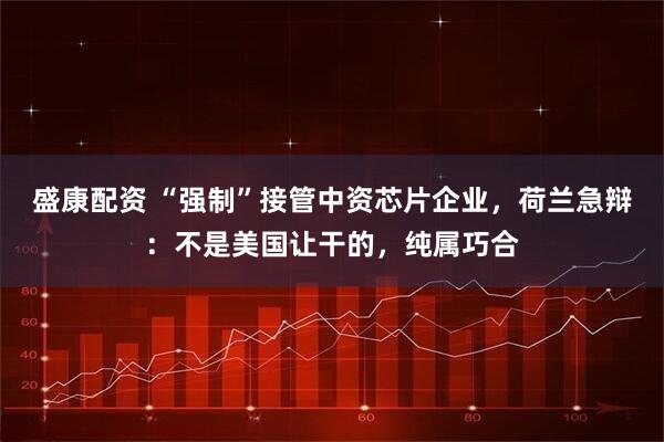 盛康配资 “强制”接管中资芯片企业，荷兰急辩：不是美国让干的，纯属巧合