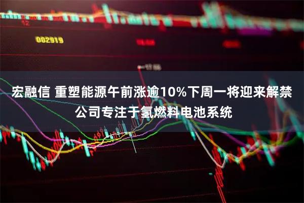 宏融信 重塑能源午前涨逾10%下周一将迎来解禁 公司专注于氢燃料电池系统